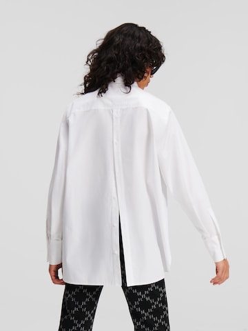 Karl Lagerfeld Bluse in Weiß