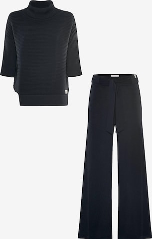 Tenue d'intérieur 'LOUNGEWEAR SET - Pullover Bailey & Pants Bailey' YOU LOOK PERFECT en noir : devant
