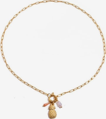 Cala Rose Ketting 'FRUIT' in Geel: voorkant