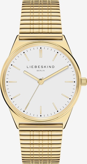 Liebeskind Berlin Zegarek analogowy w kolorze złoty / białym, Podgląd produktu