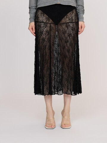 Résumé Skirt ' OdinaRS ' in Schwarz: Vorderseite