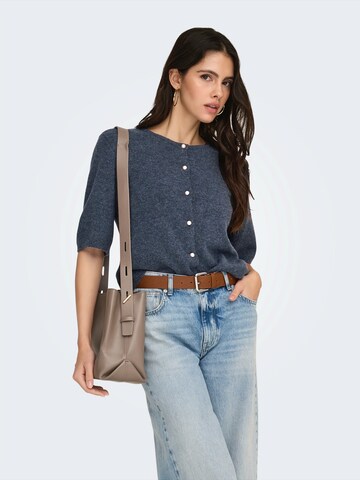 JDY Knit Cardigan 'JDYRUE ' in Blue: front