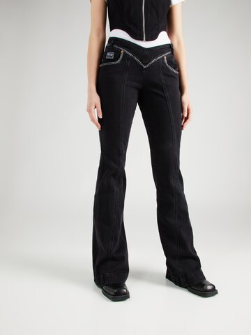 Versace Jeans Couture Flared Jeans 'Brittany' in Zwart: voorkant