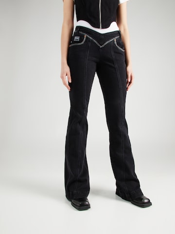 Versace Jeans Couture Flared Jeans 'Brittany' in Schwarz: predná strana