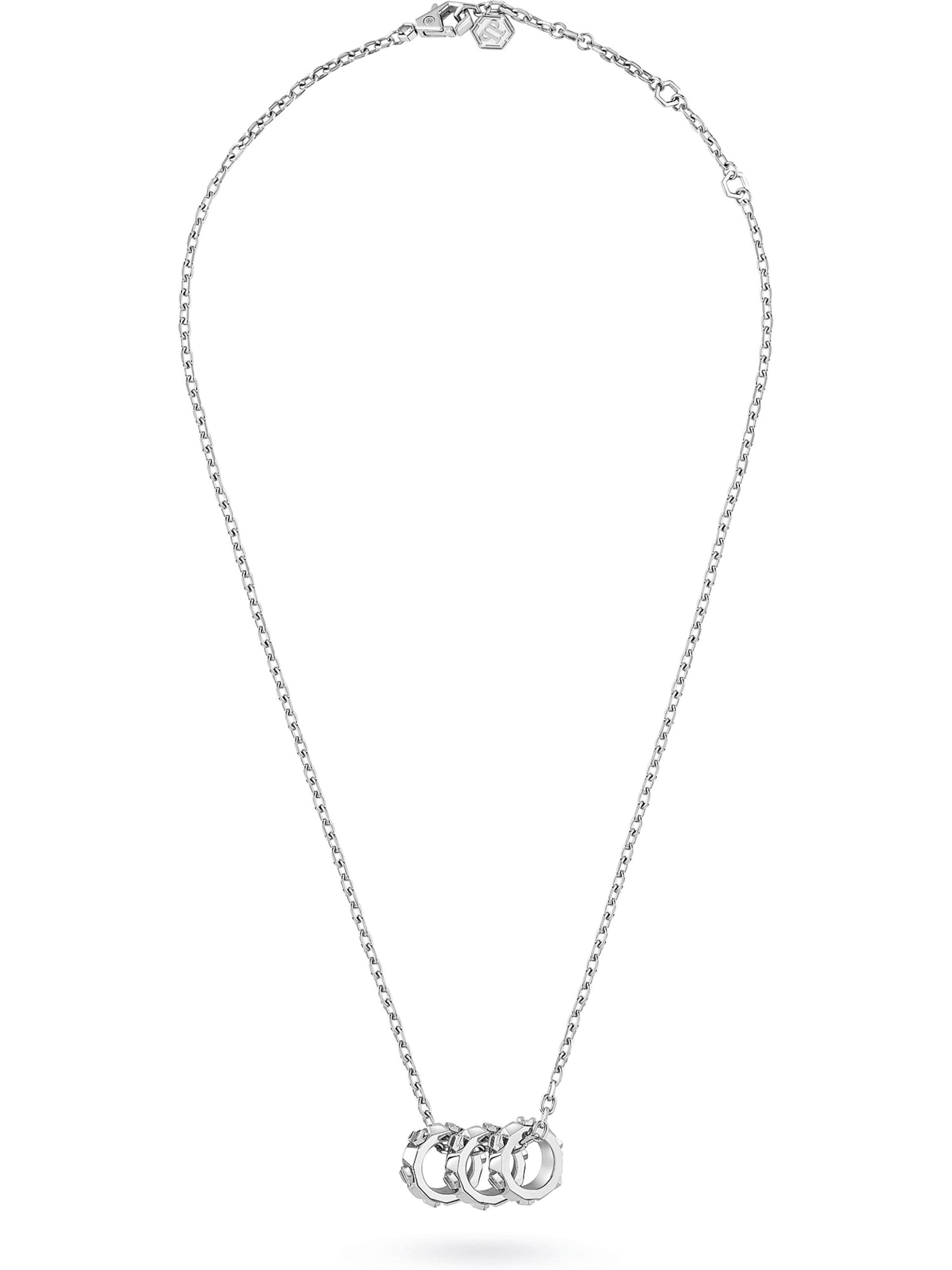 Philipp Plein Kæde i sølv: forside