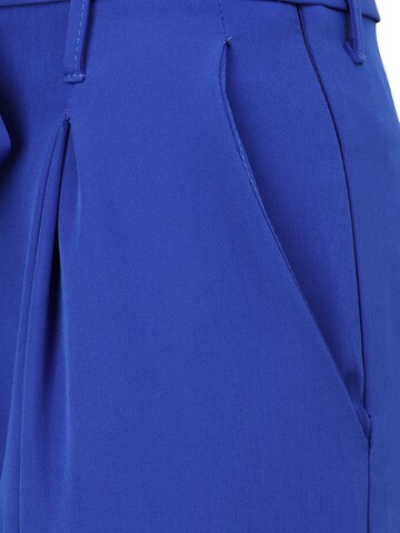 Wallis Petite Slim fit Pleat-Front Pants in Blue