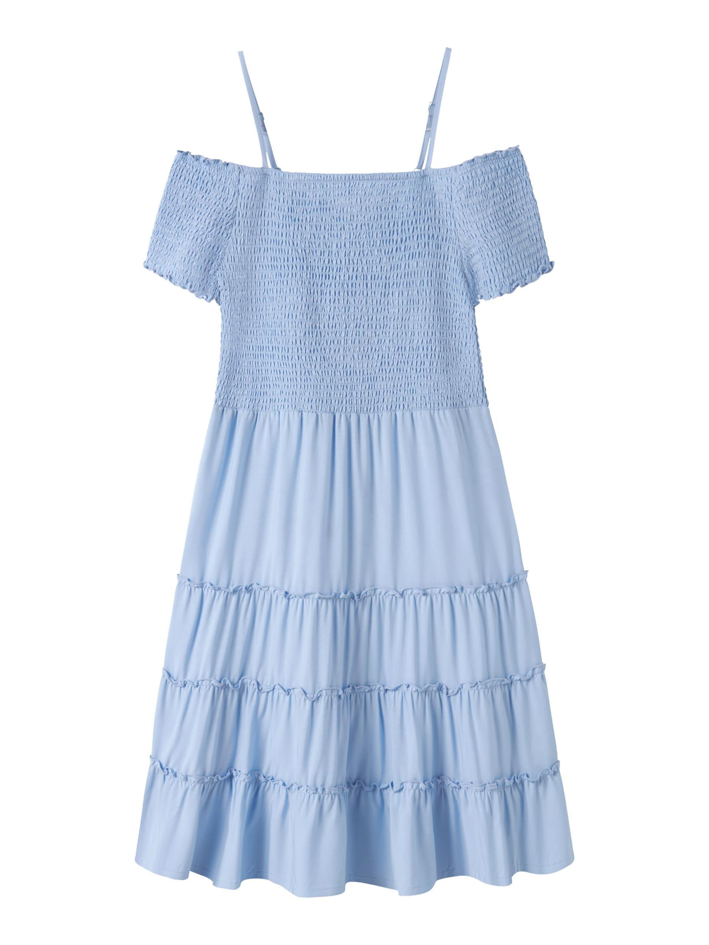 LMTD Dress in Blue: front