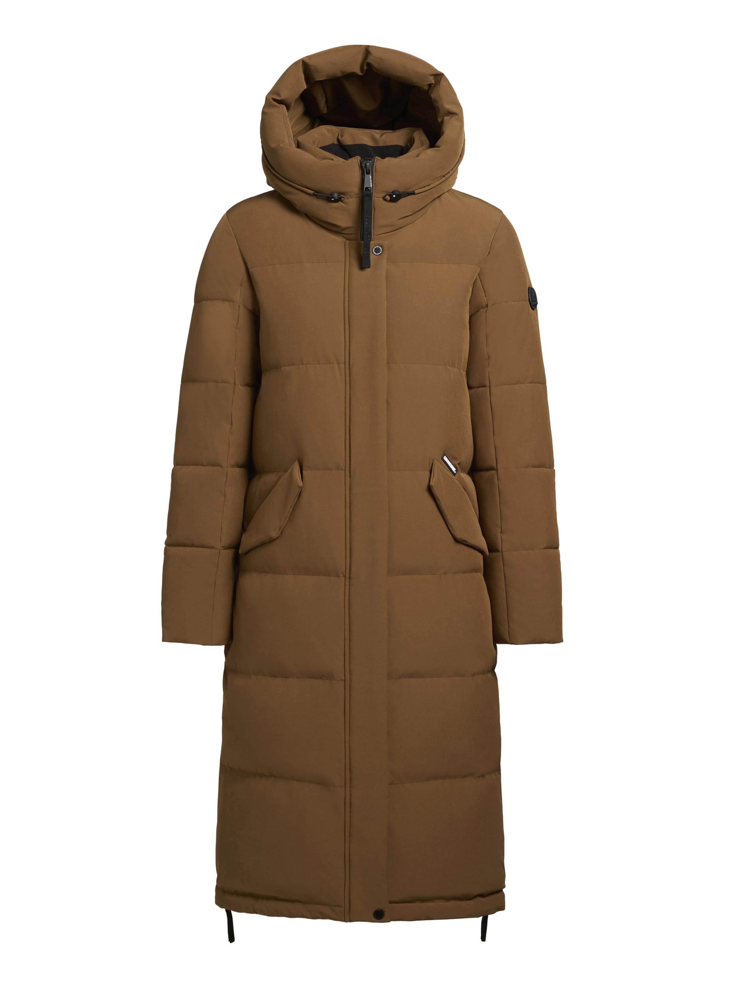 khujo Winter coat ' RIAD ' in Brown: front