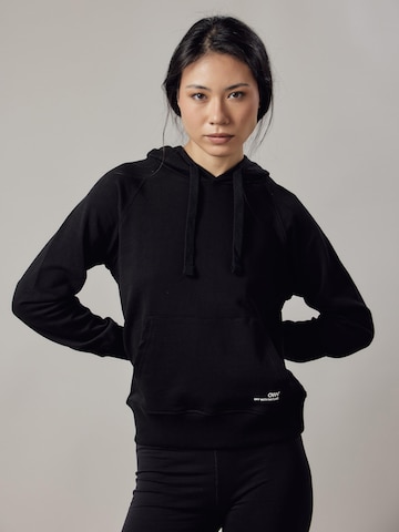 Felpa 'Felpa con Cappuccio' di OWN Off With Nature in nero: frontale
