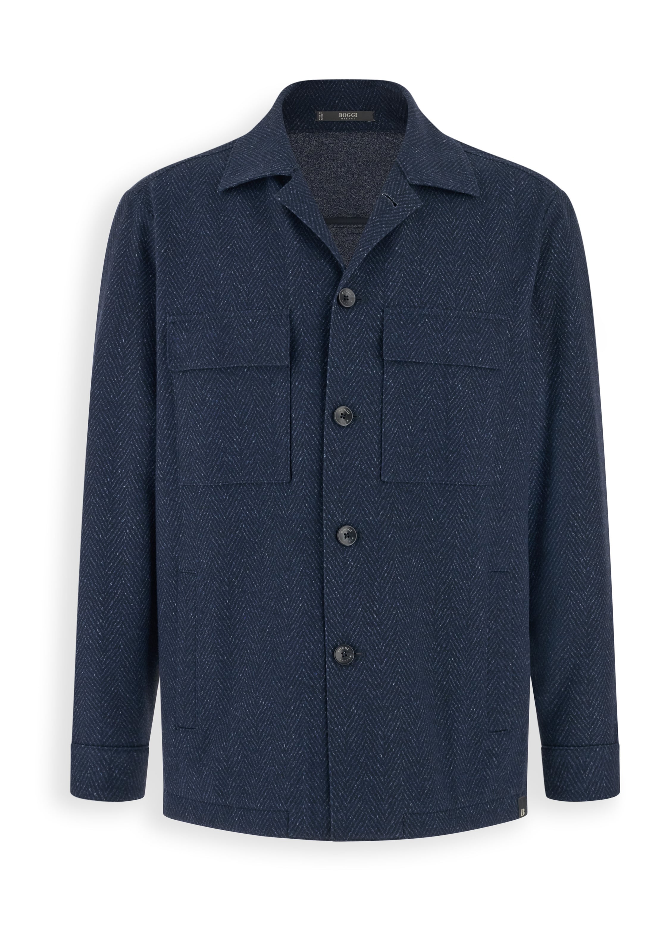 Boggi Milano Jacke in Blau: Vorderseite