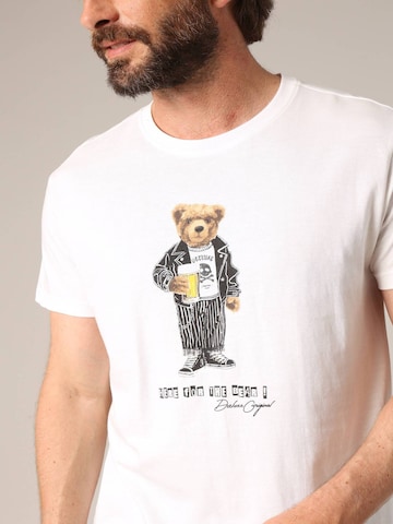 T-Shirt 'Bebear' Deeluxe en blanc