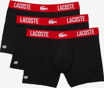 LACOSTE Bokserishortsit värissä musta: etupuoli