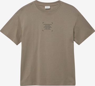 s.Oliver T-Shirt in Braun: Vorderseite