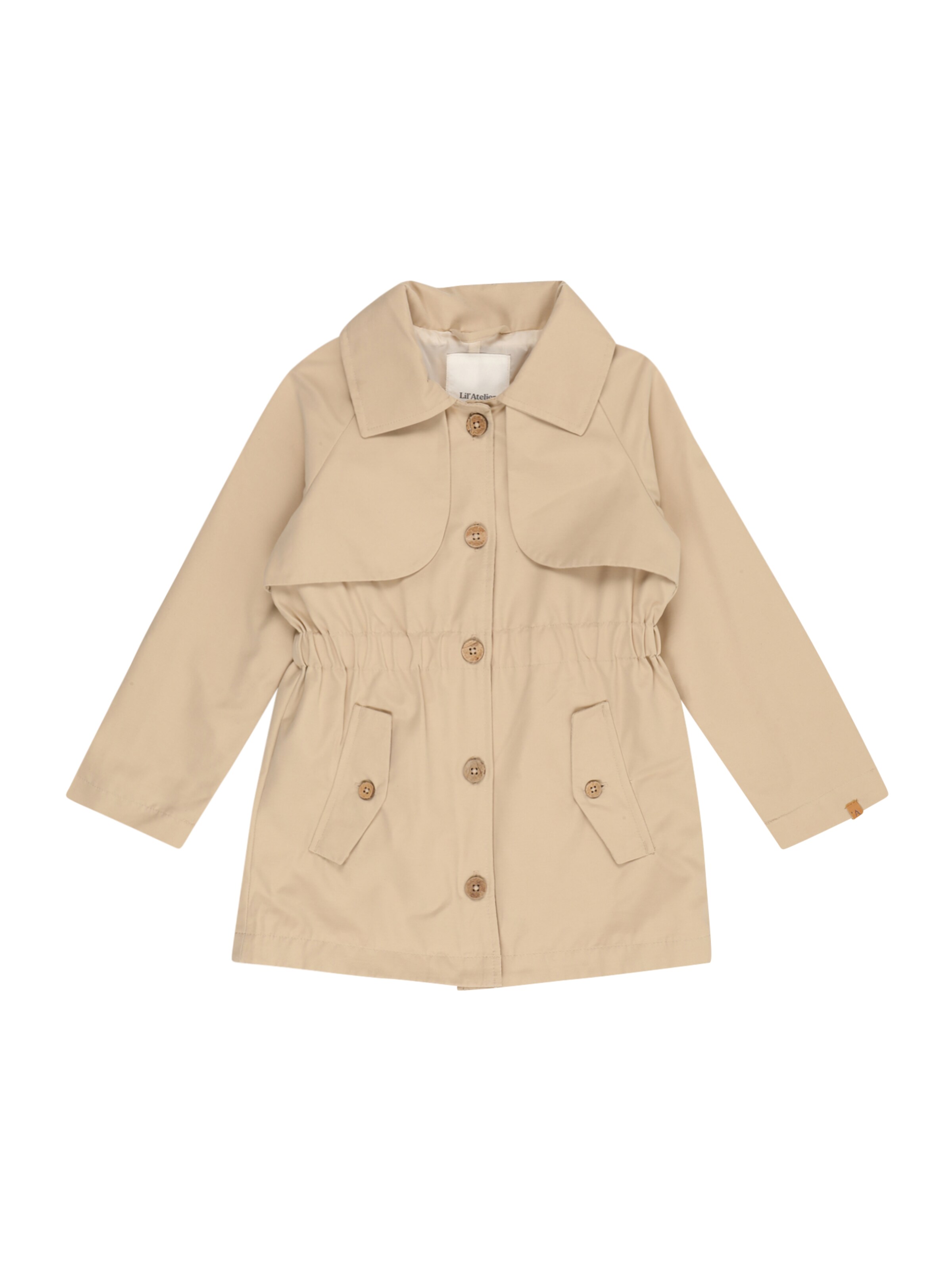 NAME IT Mantel 'NMFLamadelin' in Beige: Vorderseite