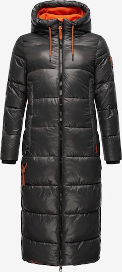 NAVAHOO Χειμερινό παλτό 'Schmuseengel' σε ανθρακί / πορτοκαλί, Άποψη προϊόντος