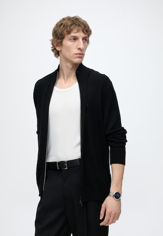 Calvin Klein Pletena jopa | črna barva