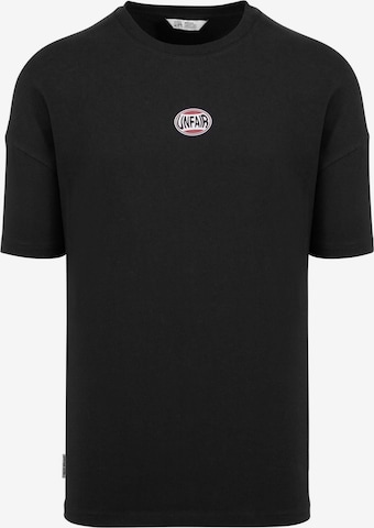 Unfair Athletics T-Shirt in Schwarz: predná strana