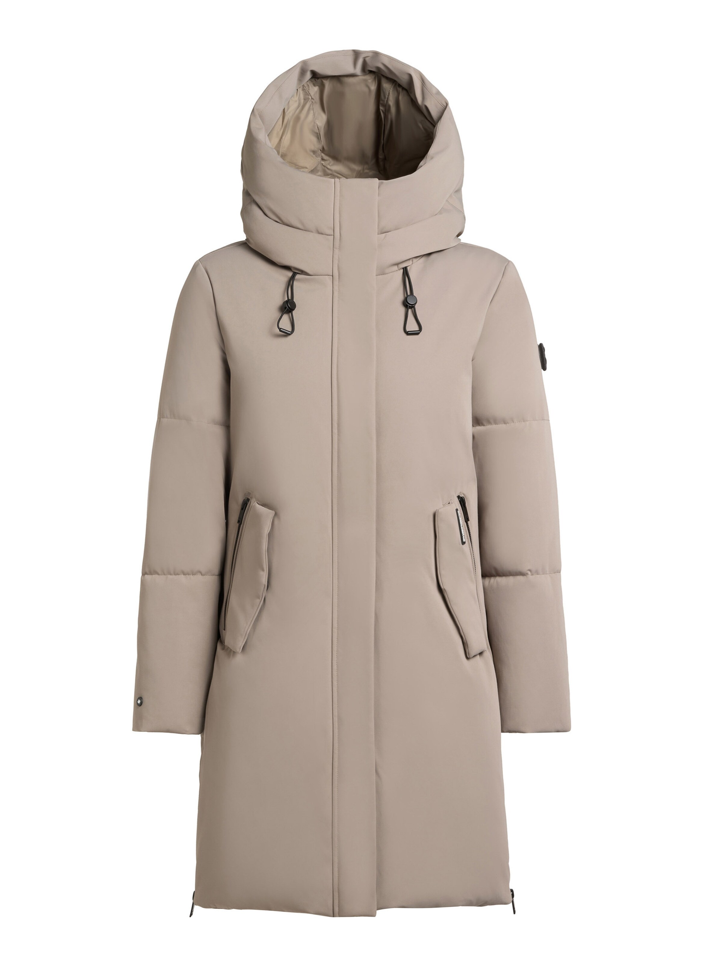 khujo Pitkä talvitakki 'Nean' värissä harmaa: etupuoli