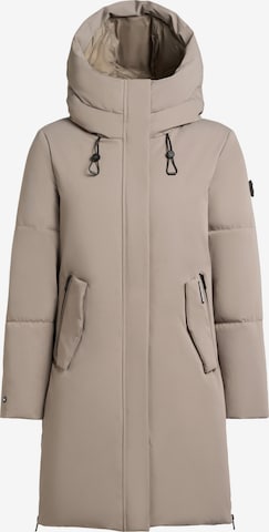 pelēks khujo Ziemas mētelis 'Nean': no priekšpuses