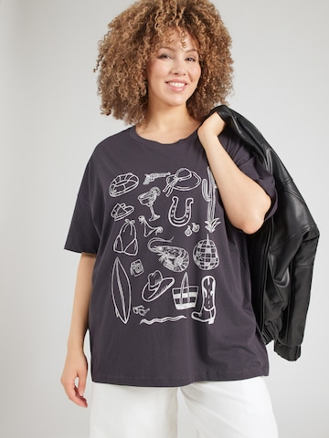 Maglietta 'NMIDA' di Noisy May Curve in grigio: frontale