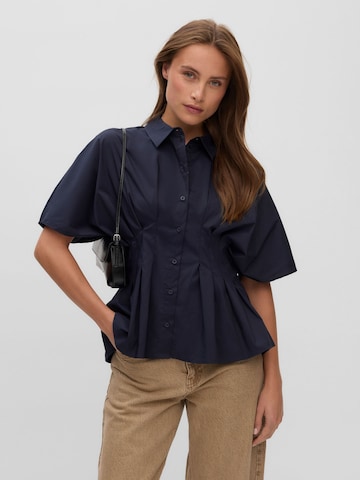 VERO MODA Bluse 'VMEMILIE' i blå: forside