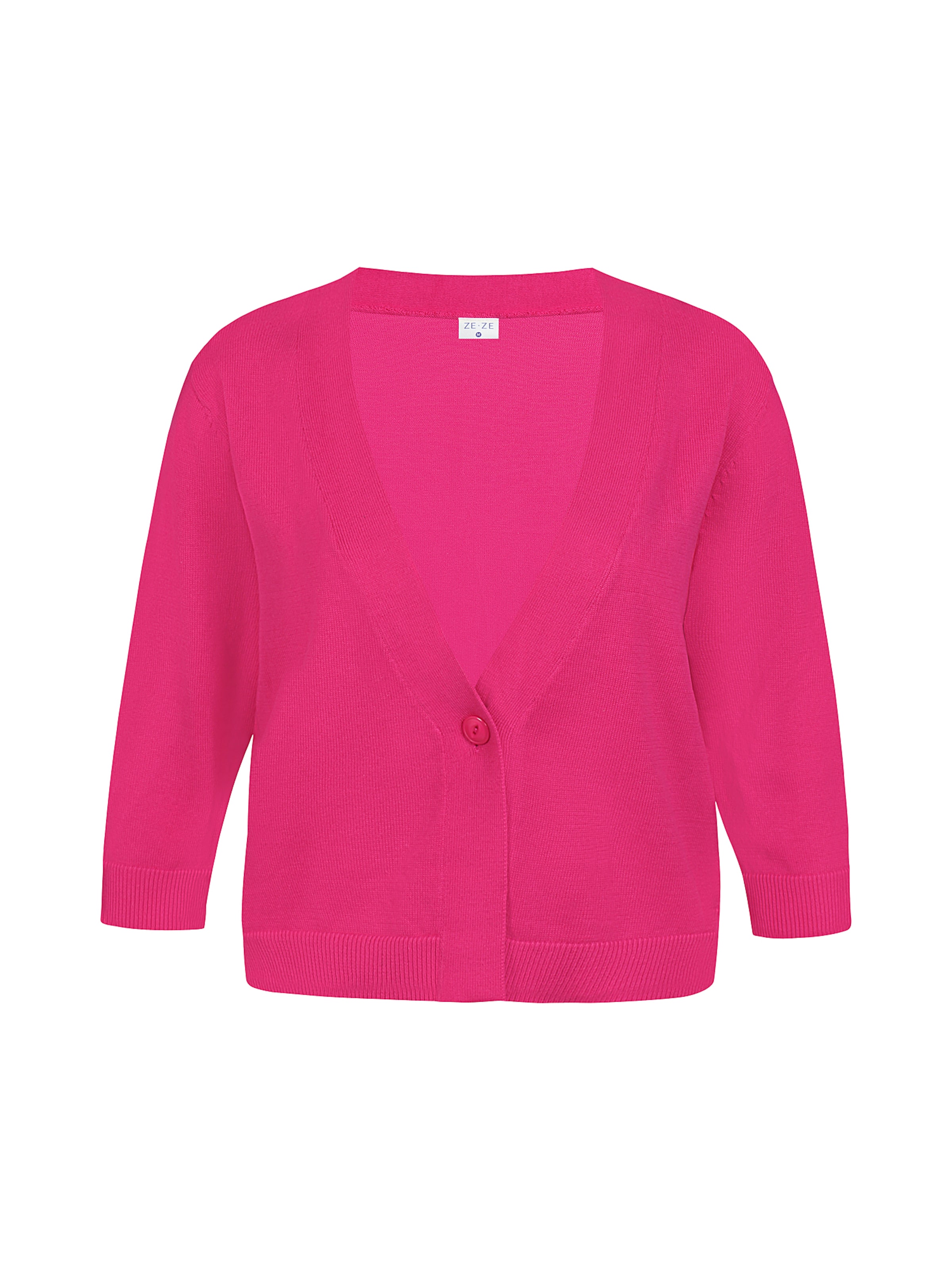 ze-ze Strickjacke 'Kira 566'‌ in Pink: Vorderseite