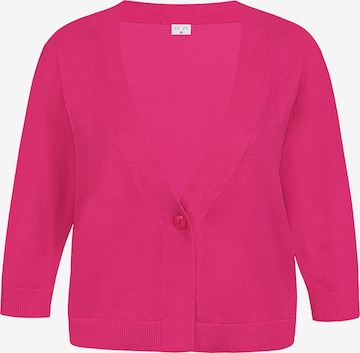 ze-ze Strickjacke 'Kira 566' in Pink: Vorderseite
