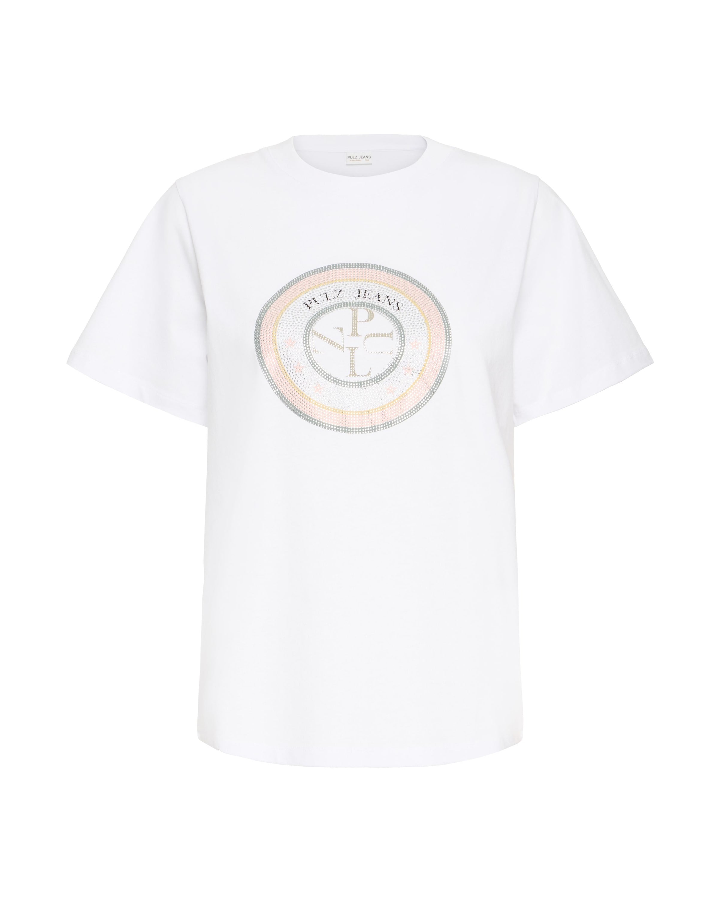 T-shirt 'PZCheri' Pulz en blanc : devant