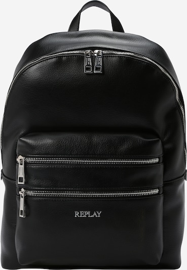 REPLAY Mochila en negro / plata, Vista del producto