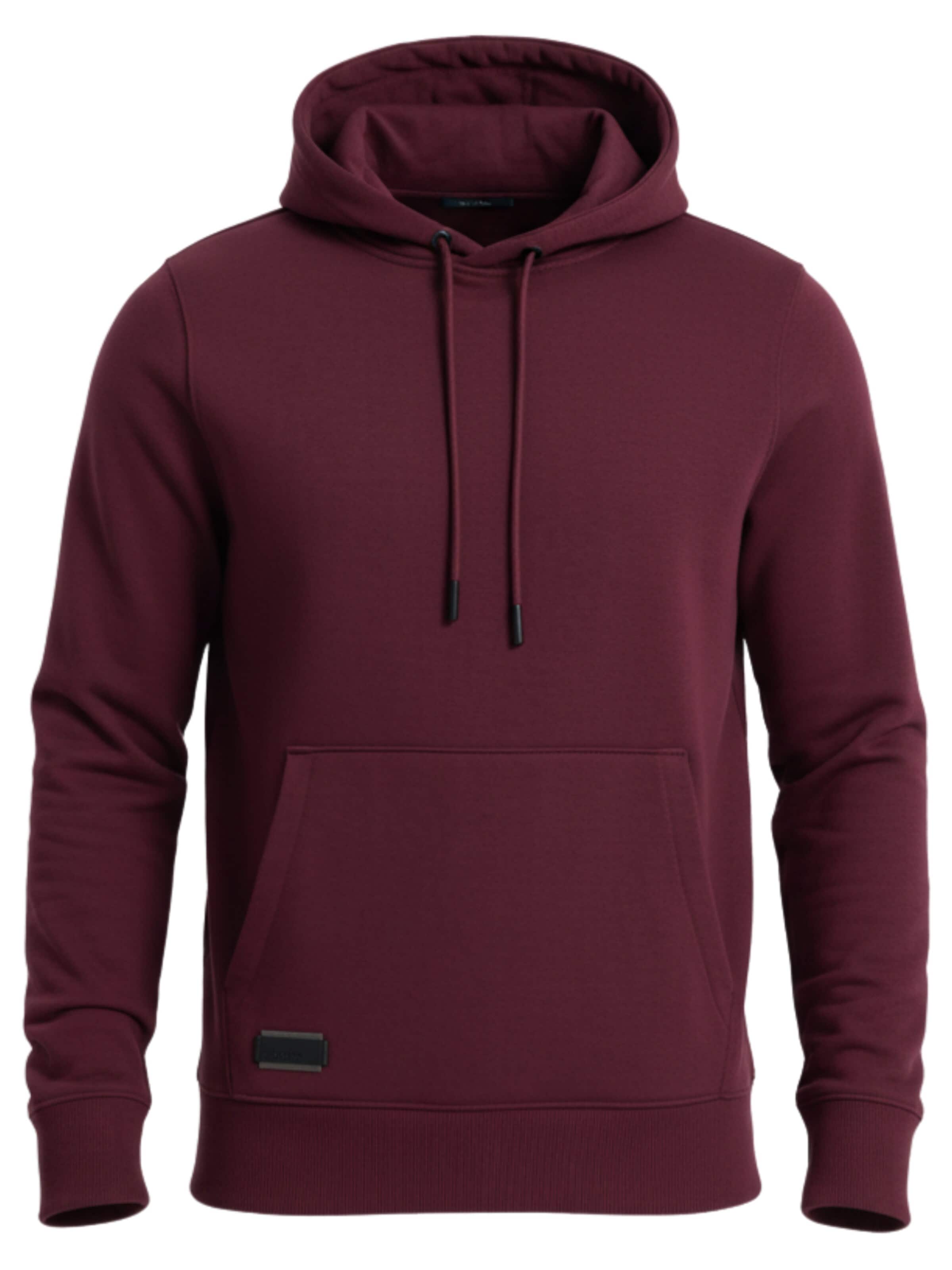 Sweat-shirt Ombre en rouge
