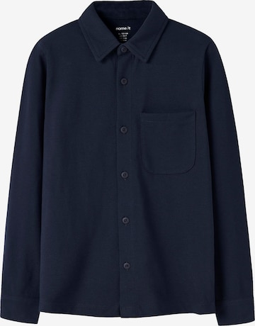 NAME IT - Ajuste regular Camisa en azul: frente
