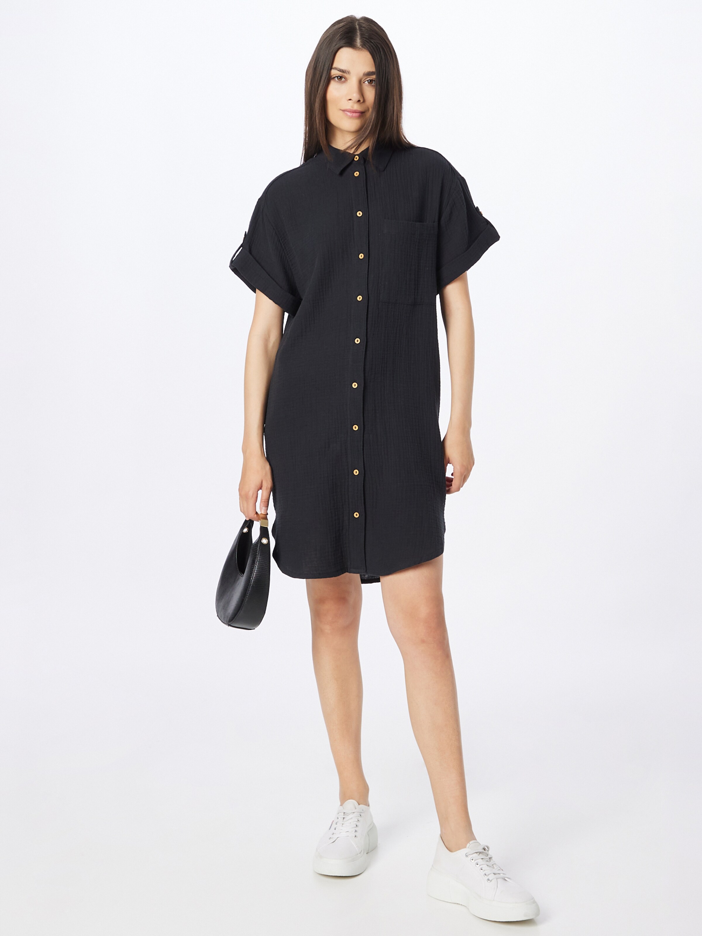 Frauen Große Größen b.young Bluse 'BERLIN' in Schwarz - QD11165 Frauen Große Größen b.young Bluse 'BERLIN' in Schwarz - QD11165