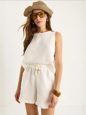 Bianco Lucci Broekpak in Wit