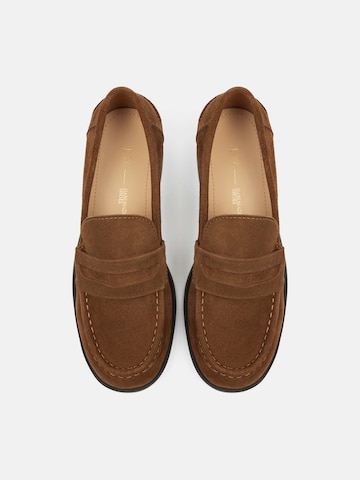 L37 HANDMADE SHOES Instappers 'GOOD ADVICE' in Beige