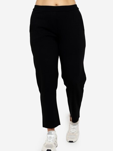 SASSYCLASSY Regular Chinohose in Schwarz