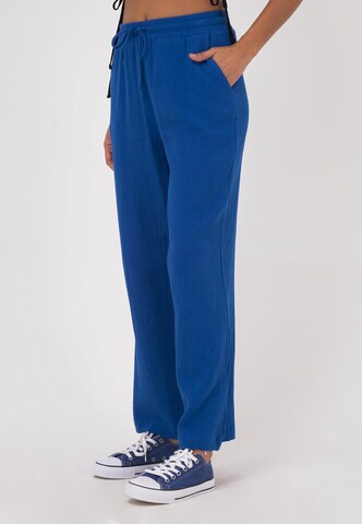 FRESHLIONS Loose fit Trousers 'Mila' in Blue