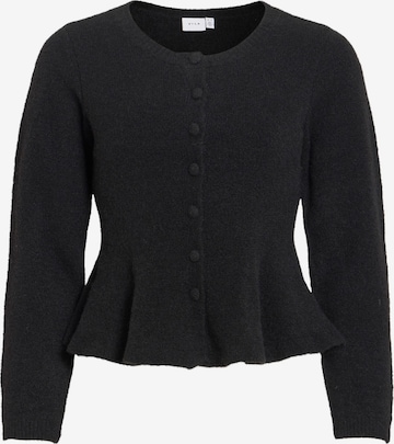 VILA Knit cardigan 'VILUNA' in Black: front