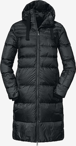 Schöffel Winter Coat 'Kenosha' in Black: front