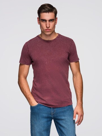 T-Shirt Ombre en rouge : devant