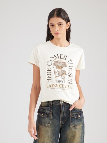 GARCIA T-Shirt in Beige: Vorderseite