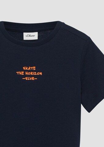T-Shirt s.Oliver en bleu