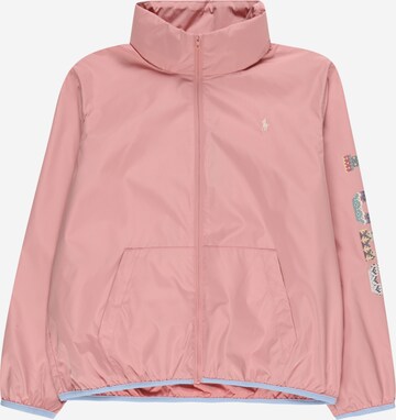 Polo Ralph Lauren Демисезонная куртка 'HADLEY' в Ярко-розовый: спереди