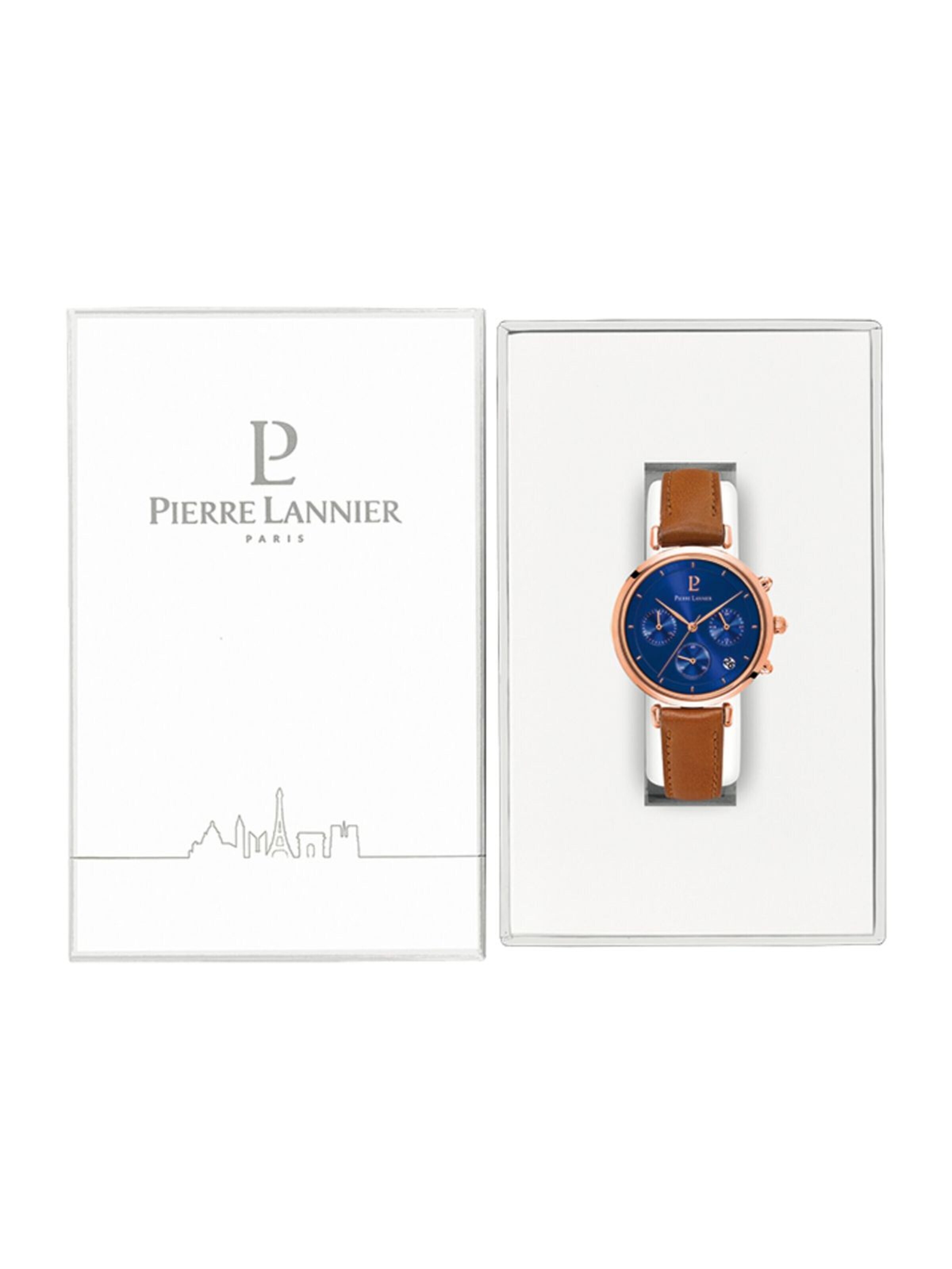 Montre à affichage analogique Pierre Lannier en bleu