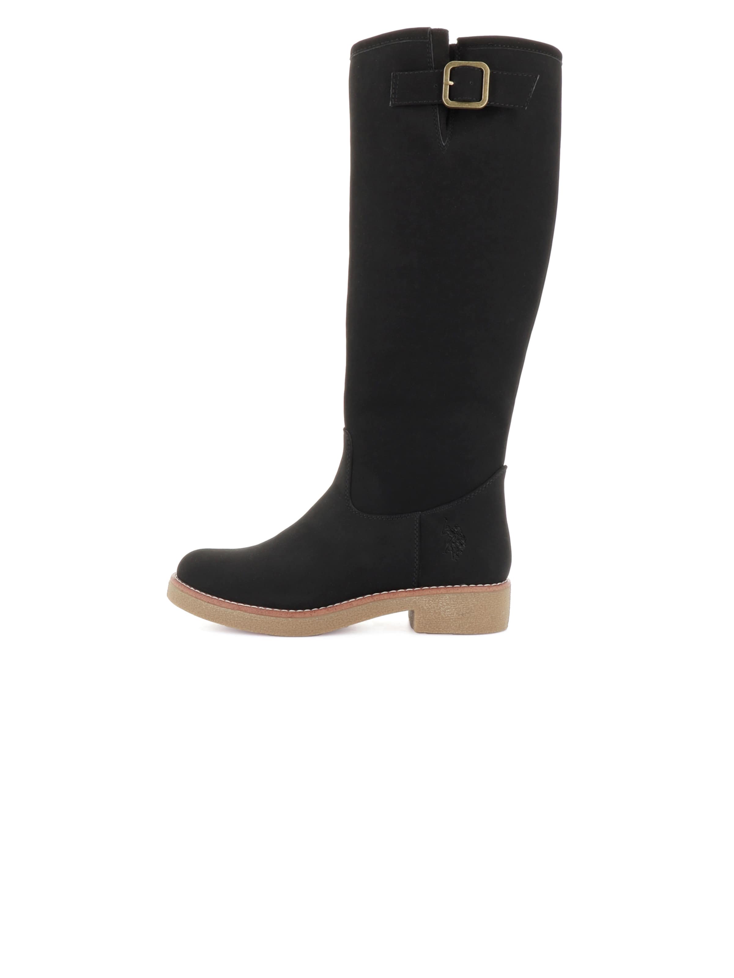 US POLO ASSN. Boots 'Maggie' in Black: front