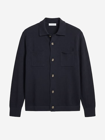 Veste mi-saison Il Lanificio en bleu : devant