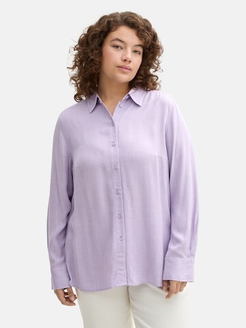 Tom Tailor Women + Blouse in Lila: voorkant