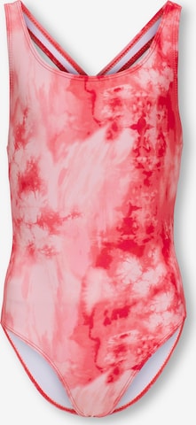 ONLY GIRLS Badeanzug 'KOGHOLIDAY' in Pink: Vorderseite