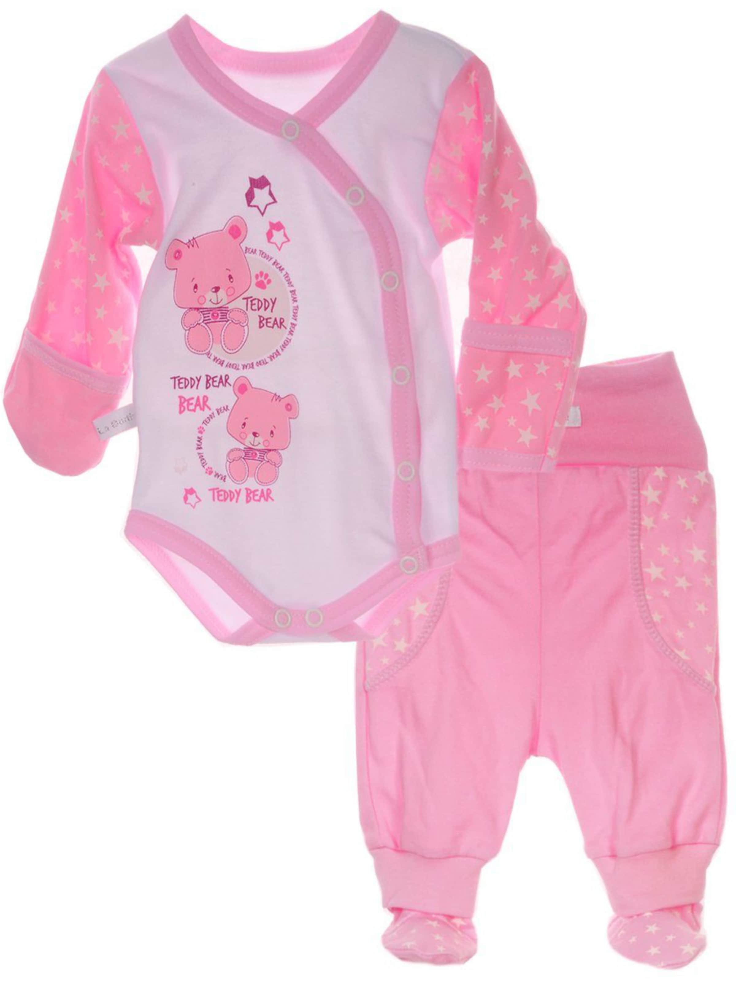 La Bortini Strampler/Body‌‌ in Pink: Vorderseite