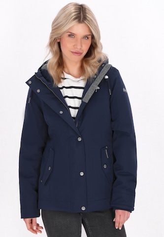 Schmuddelwedda Functionele jas in Blauw: voorkant