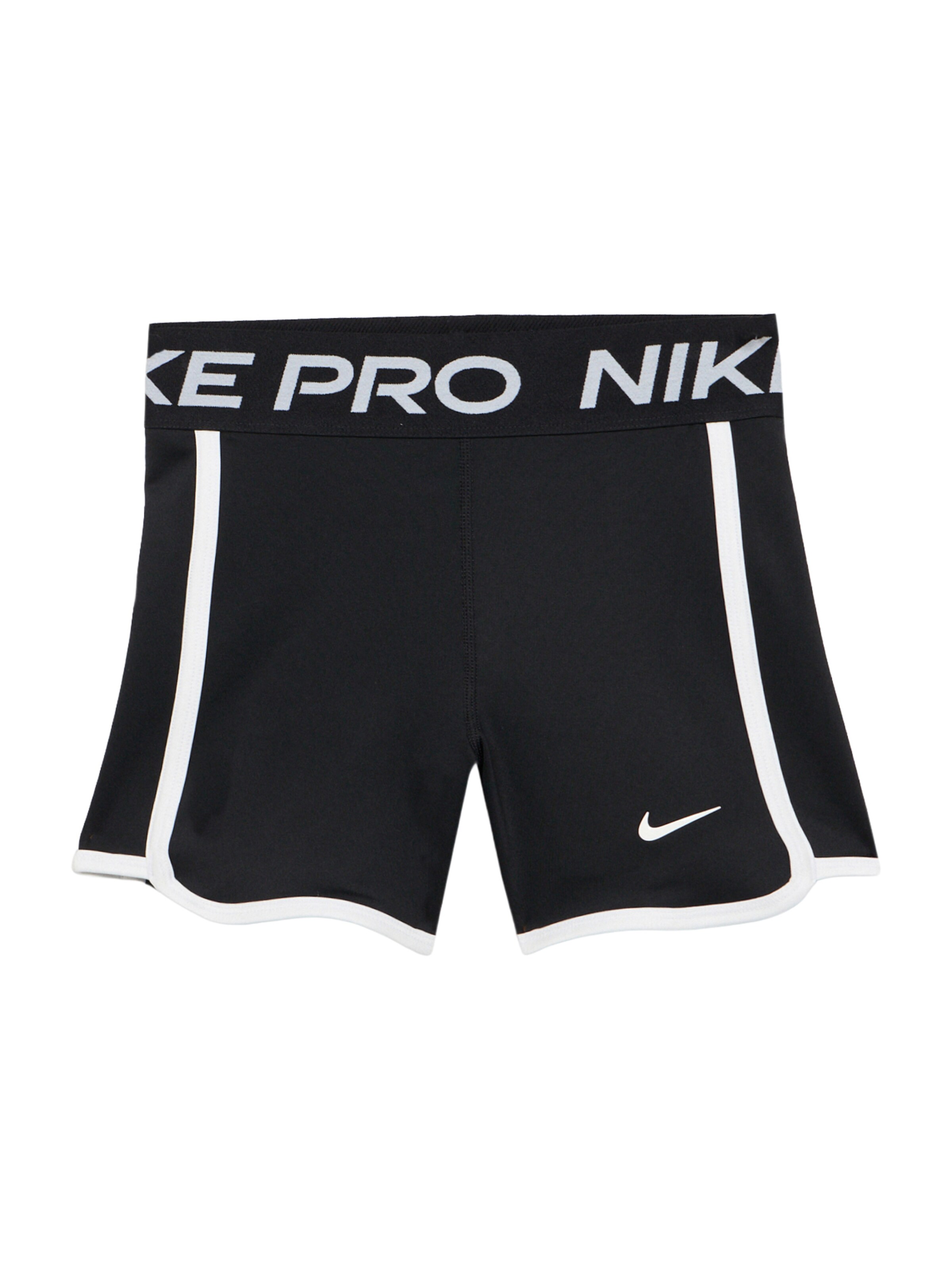 NIKE Skinny Sportsbukser i sort: forside